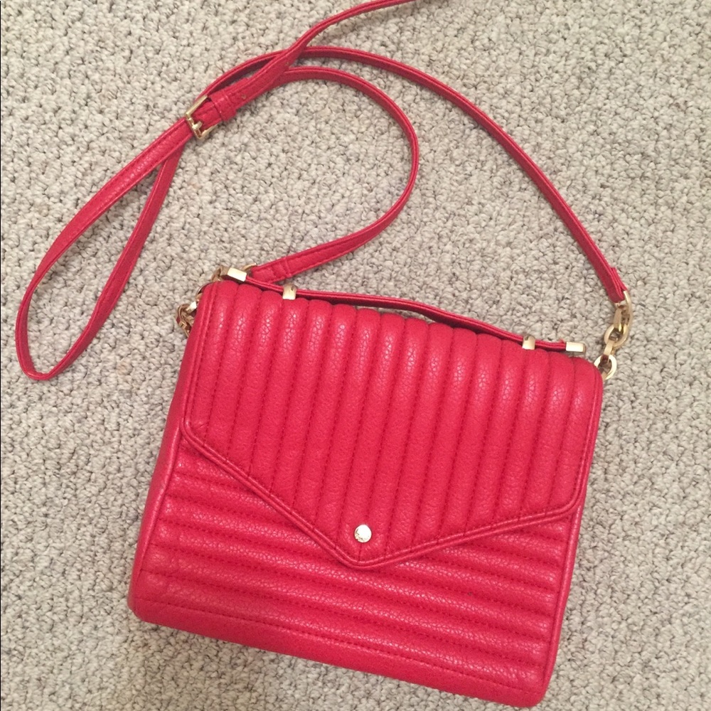 Red deux lux purse